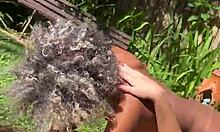 Negra Gostosa offers advice to Dani but ends in steamy roommate hookup. Their massage turns wild with kisses.