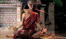 Skinny Indian Teen Dances Erotically and Gets Fingered