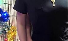 Beautiful Indian Stepmom Begs Stepson For Hard Doggy Sex On Christmas