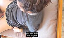 stepfather soothes his furious stepdaughter with sneaky moves