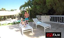 Stepbro Can't Resist Fucking Elsa's Tight Cunt When Parents Leave!