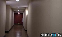 damn, check this real estate babe with huge tits banging hard!