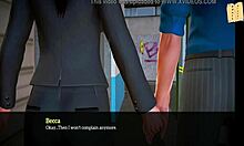 In my new family, the redhead milf with big tits and ass explores erotic adventures