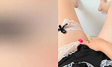 I’m obsessed with this hot maid touching her tight pussy alone at home - LuxuryOrgasm!