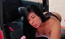 Alexachris20 gets anal fucked and cummed in ass outdoors