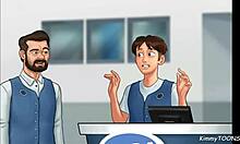 i had the manager's daughter suck my dick behind the front desk at work in summertime saga