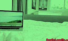 Young stepsis gets a big black cock in her mouth