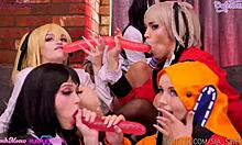 Want this bombshell orgy?