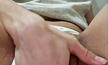 i love showing my latina pussy swallowing thick rubber cock