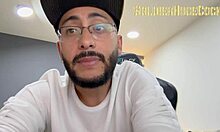 Beautiful tattooed girl kicks off porn career with insane deepthroat action!