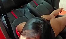 Alexachris20 gets anal fucked and cummed in ass outdoors