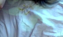 Blonde slut begs for ass fuck and cum 😈