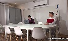 Horny Latina Secretary Gets Cooled Down By Maintenance Man With Hard Fucking