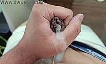 Hey, watch this cute Brazilian twink jerk off and finish!