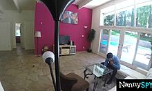 Slutty Nanny Caught Stealing Lets Boss Cum In Her Wet Tight Pussy To Keep Job