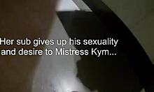 European Mistress Dominates Husband In Chastity Cuckold Scenario With Stockings