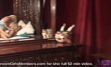 I watch hot blondes rub pussies and cum