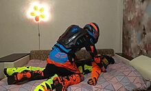 gay motocross plays part 1 with bikers racing on tracks