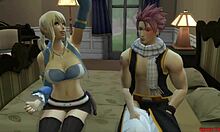 Lucy, get fucked by Natsu in Fairy Tail hentai!