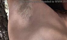 Horny Stepmom Seduces Him Into Outdoor Sex, Making Him Cum Fast