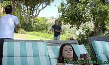 stepsis gets her tight pussy licked by eager partner