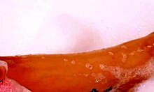 sexy teen brunette flaunts flawless body in steamy bath