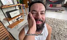 homem barbudo chupa 41 paus - 41� mamada b�nus - v�deo completo