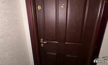 Squirt explosion while cheating with stepmom’s friend before the new year party.