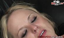 white skinny milf takes big black cock anal, her petite body tattooed and british