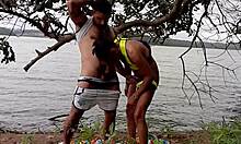 Toma-Le Pica Sexo Na Represa Com Dois Putos Safados