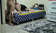 Latina Bent Over by Stepdad for Rough Big Cock Pounding Uncensored