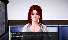 My new family plays game at home