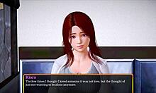 My new family plays game at home