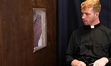 Twink Ryland Kingsley fucked by priest Dacotah Red in confession