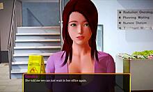 In my new family, redhead with big ass explores erotic moments