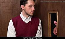 Twink Ryland Kingsley fucked by priest Dacotah Red in confession
