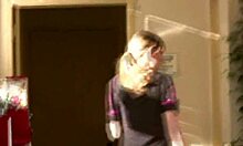 White teen 18+ gets fucked by two guys outdoors 😈