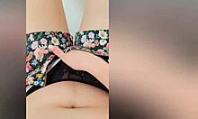 Petite 18+ Brunette Shows Off Her Huge Boobs In Solo Softcore.