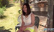 Japanese milf girls engage in amateur blowjob and pussy fucking in outdoor nature setting, volume 43