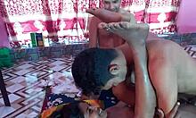 black girl and two boys enjoy time at home with hanif and mst sumona