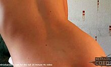 Hot blonde girl masturbates at home on camera