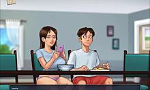 Amateur Scene In Summertime Saga With Big Monster Cock And Tits