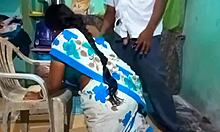 tamil beauty aunty giving blowjob and taking doggy style