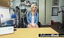 Petite Blonde Teen Loves Huge Black Cocks In Her Mouth!