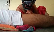 indian desi bhabhi gives a steamy outdoor blowjob to her horny friend