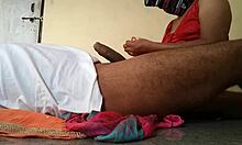 indian desi bhabhi gives a steamy outdoor blowjob to her horny friend