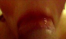 Horny Bitch Deep Throat and Swallow Huge Creamy Load