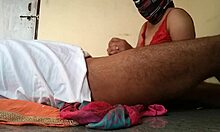indian desi bhabhi gives a steamy outdoor blowjob to her horny friend