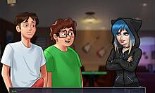 Amateur Scene In Summertime Saga With Big Monster Cock And Tits