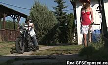 Realgfs - stephanie sierra gets fucked on the farm